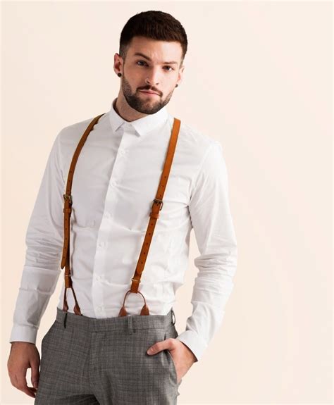 Leather Suspenders For Men Jj Suspenders