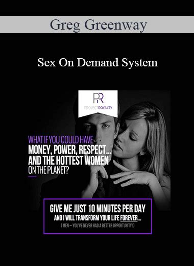 Greg Greenway Sex On Demand System IMCourse Download Online Courses