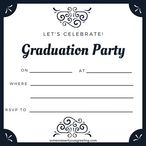21 Free Printable Graduation Party Invitations In 2021 Graduation