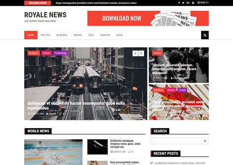 Free News Wordpress Themes For Magazines Colorlib