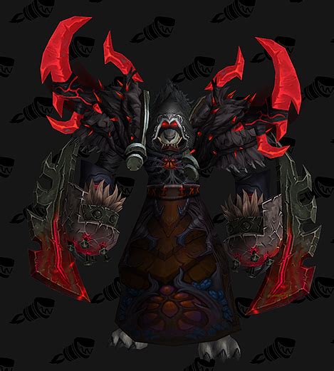 Red Type Druid Transmog Transmogrification Gambaran