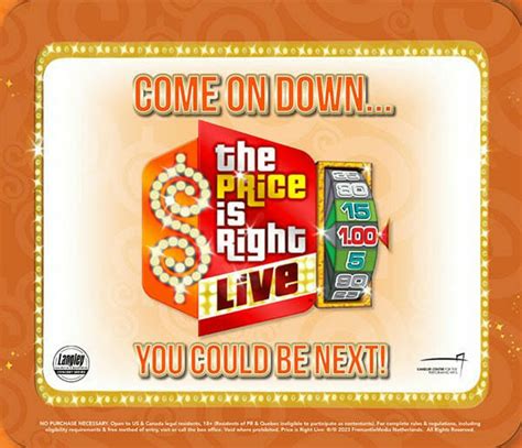 The Price Is Right Live Presale