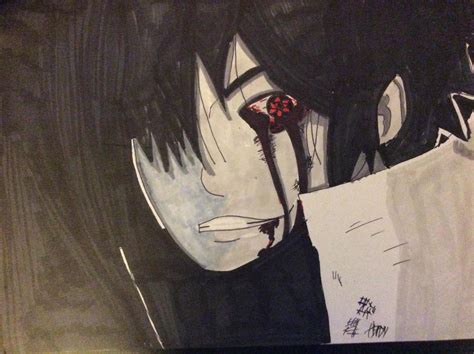 Sasuke Bleeding Sharingan By Amartheninja On Deviantart