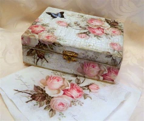 Kimber Kreations Vintage Decoupage Box