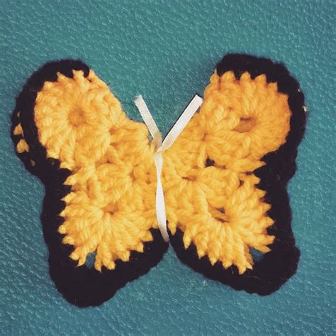 Easy And Glamour Free Crochet Butterfly For Granny Square New Skills