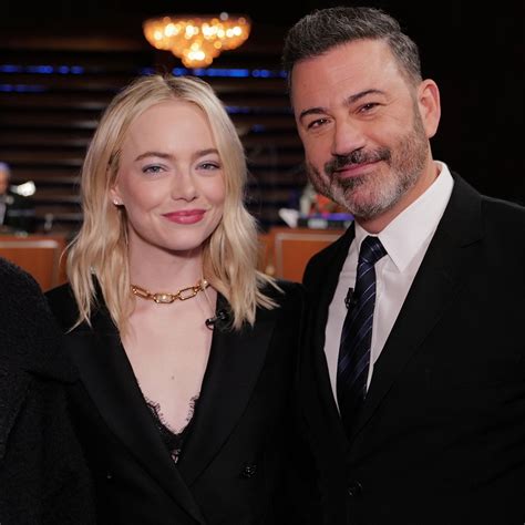 Emma Stone Responds To Speculation She Called Jimmy Kimmel A Prick
