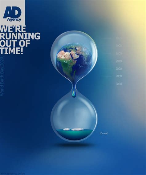 Were Running Out Of Time World Earth Day World Earth Day Creative