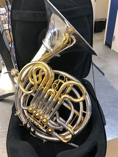Schiller Elite Vi French Horn Silvergold Detatchable Bell W Reverb