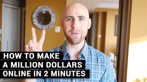 How To Make A Million Dollars Online In Minutes Youtube