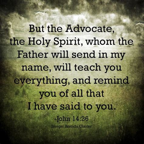 But The Advocate The Holy Spirit Whom The Father Will Send In My Name