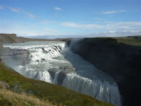 Hd Wallpaper Gullfoss Waterfall River Hvítá ölfusá Haukadalur