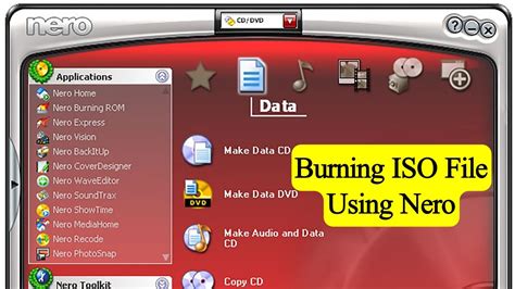 How To Burn Iso File To Cd Or Dvd Using Nero 7 Full Process Burning