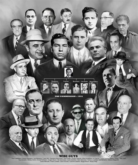Wise Guys La Cosa Nostra Mafia Gangster Real Gangster Mafia Families