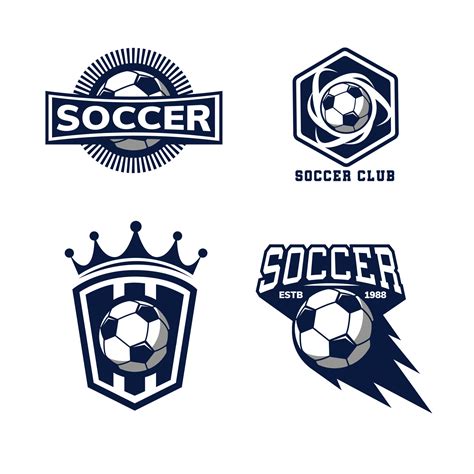 Soccer Logo Design 5433018 Vector Art At Vecteezy