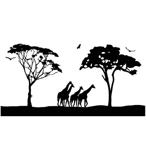Amazon's choice for animal wall stickers. VWAQ Safari Wall Art Decals Large Animal Wall Decor ...