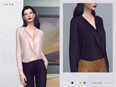 Goldie Shirt By Slyd At Tsr Sims 4 Updates