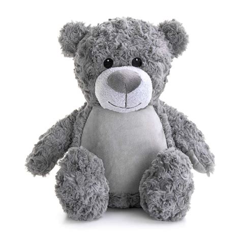 Soft Toys For Personalisation Teddy Bear Grey By Tummi Bears