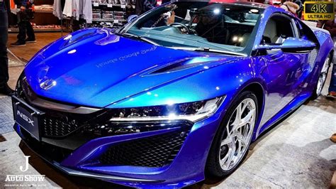 (4K)HONDA NSX blue color 2018 ホンダNSK青 - 東京オートサロン2018 - YouTube