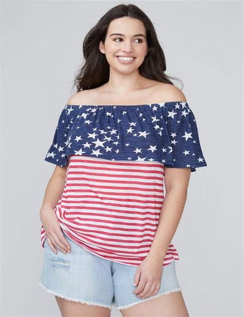 Plus Size Patriotic Tops For The 4th Of July Attire Plus Size