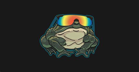 Very Cool Frog Wearing Sunglasses Cool Frog Long Sleeve T Shirt