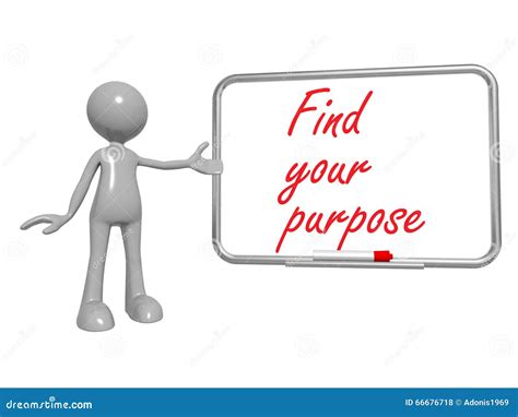 Find Your Purpose Stock Illustration Illustration Of Goal 66676718