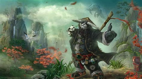 Hd Wallpaper Kung Fu Panda Illustration World Of Warcraft World Of