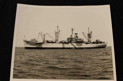 Military Ship Photo Uss Oglethorpe Aka 100 8 X 10 B And W Photo
