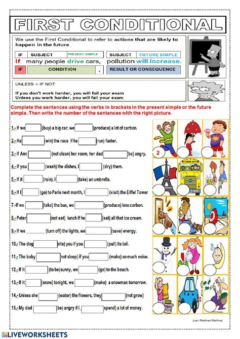 First Conditional Exercises With Answers Pdf Thekidsworksheet