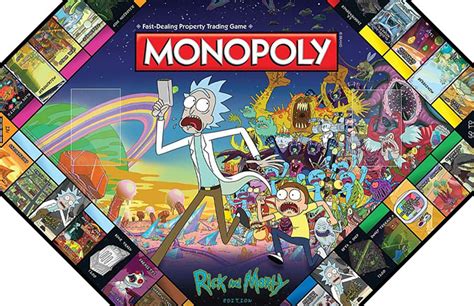 Rick And Morty Edition Monopoly Game
