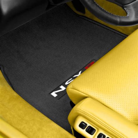 Nrg Innovations Fmr 200 1st Row Black Floor Mats With Nsx R Logo