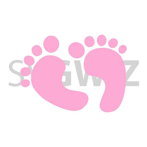 Baby Feet Pink Baby Feet Baby Shower Gender Reveal Boy Or Etsy