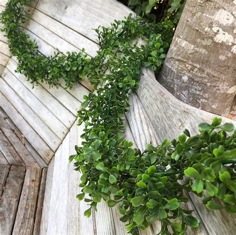 The Brides Bouquet 9 Ft Green Garland Faux Greenery Decor