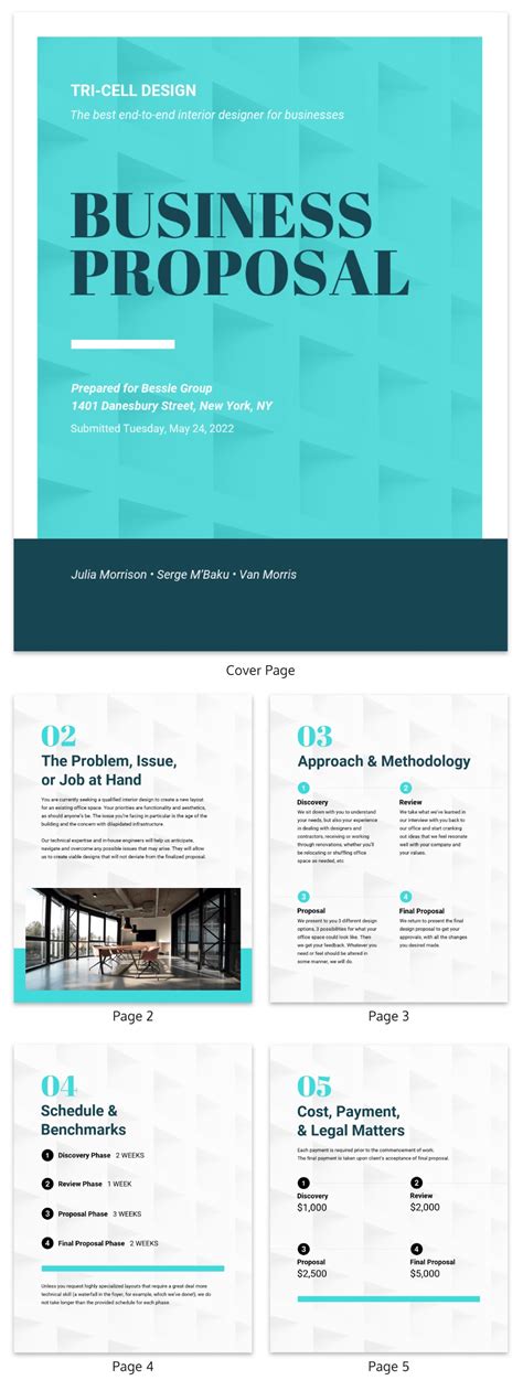 Business Proposal Template Free