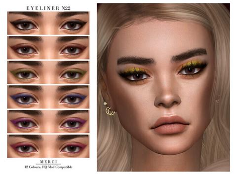 Eyeliner N22 By Merci At Tsr Sims 4 Updates