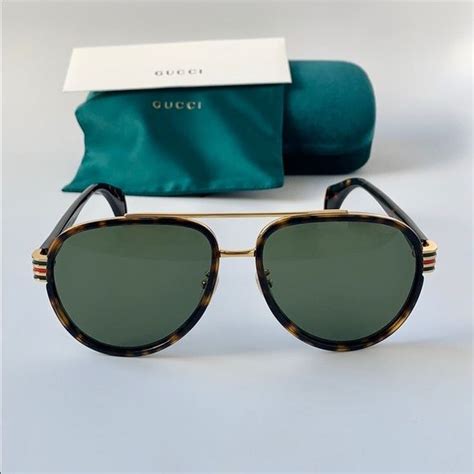 gucci sunglasses gg0447s 004 havana green gucci sunglasses sunglasses gucci