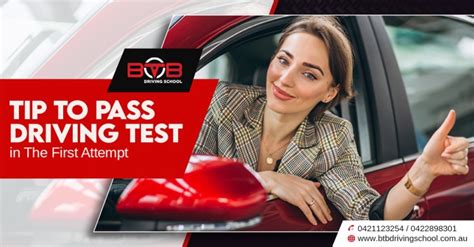 how can you pass your driving test on the first attempt btb driving school