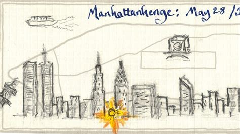 Check Out Neil Degrasse Tysons Hand Drawn Map Of Manhattanhenge
