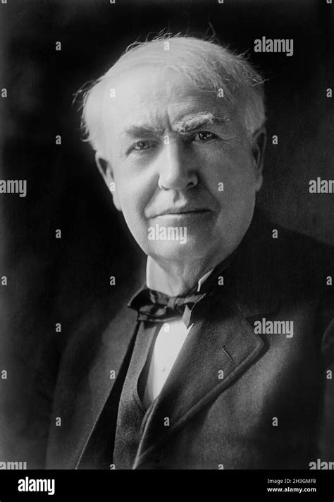 Thomas Edison Portrait Black And White Stock Photos And Images Alamy
