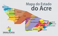 Mapa dos Municípios do Acre - Doc Press™