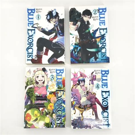 Blue Exorcist Manga Set Volumes 1 4 Kazue Kato Viz Media 2999 Picclick