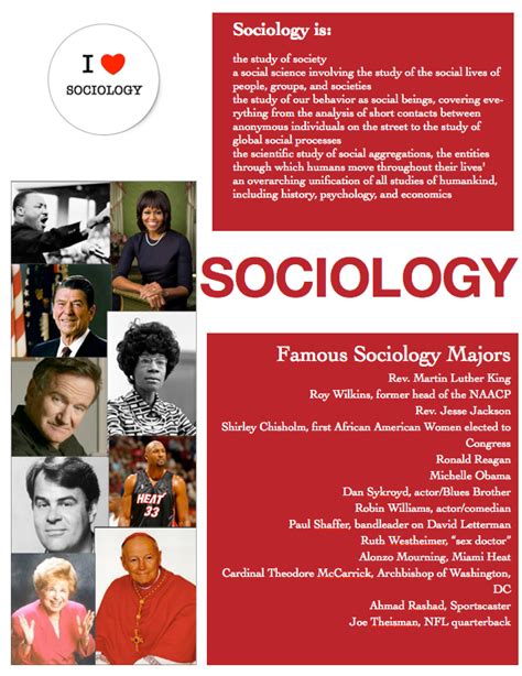 Sociology Is Poster Discipline Definition And Famous Sociology Majors Created By Prof