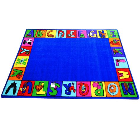 Kids World My Abc Squares Area Rug And Reviews Wayfair