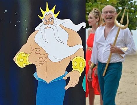 Princess Ariels Father King Triton Ruler Of The Sea Came To Life
