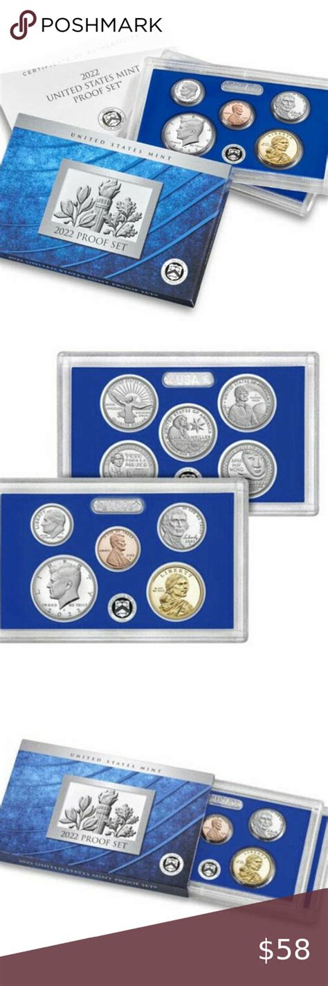 2022 S Proof Us Mint 10 Coin Set Ogp And Coa With American Women Quarters Coin Set Stunning