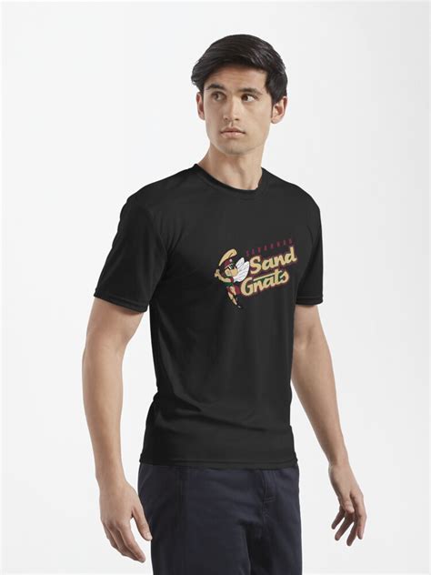 Savannah Sand Gnats Vintage Defunct Baseball Team Emblem Active T Shirt For Sale By Qrea