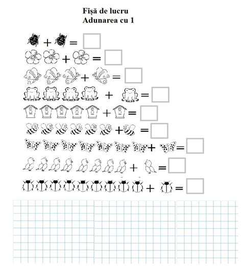 Worksheets For Kids Math Romanian Language