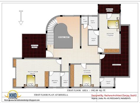 Luxury Indian Home Design With House Plan 4200 Sqft