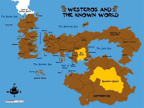 Westeros And Essos By On Deviantart