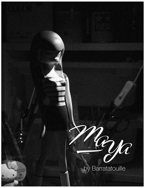Barratatouille Presents Maya A New Custom Made Art Toy Designer Toy