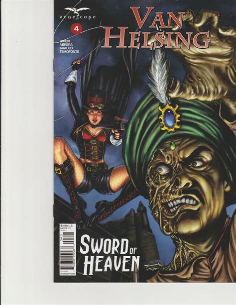 Van Helsing Sword Of Heaven 4 Cover B Zenescope Comic GFT NM Abrera
